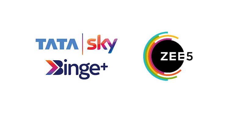 Tata Sky Binge+ onboards ZEE5 to strengthen its OTT offerings on its Android powered Smart Set-top Box