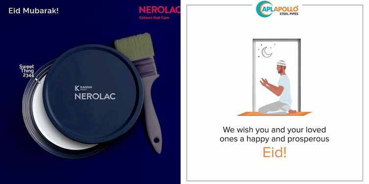 Brands shower Eid Mubarak creatives