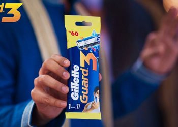 Gillette launches the new Guard 3, with three blades for an improved shave