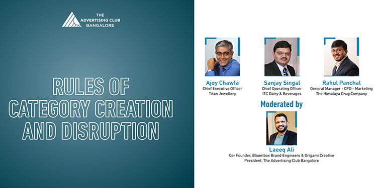 The Advertising Club Bangalore hosts webinar on Rules of Category Creation & Disruption