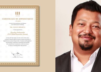 Ujaya Shakya is the ECI Ambassador for Nepal, India, Sri Lanka and Bangladesh