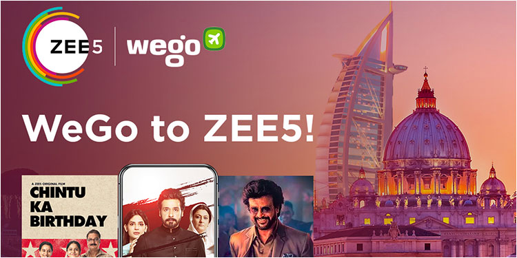 ZEE5 Global announces its latest partnership with online travel marketplace Wego