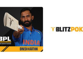 Cricketer Dinesh Karthik joins hand with BLITZPOKER for Blitz Premier League