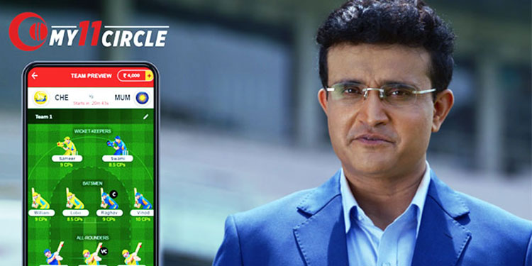 Games24x7 and Sourav Ganguly join hands to strengthen My11Circle's 'Play with Champions' proposition