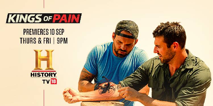 HistoryTV18’s ‘Kings of Pain’ voluntarily endure excruciating pain, in the service of science