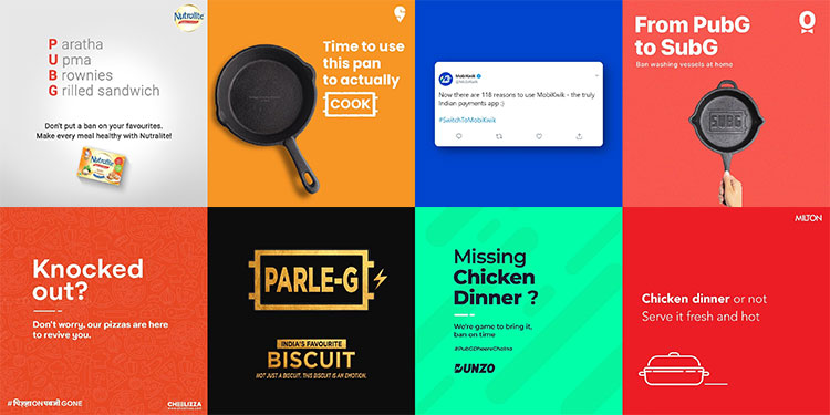 PUBG ban creates a wave of brand creatives on social media