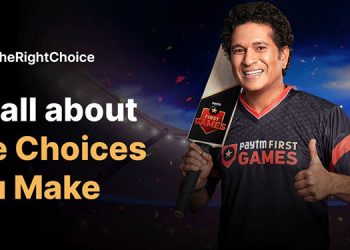 Paytm First Games launches 'Make the Right choice' campaign featuring Sachin Tendulkar