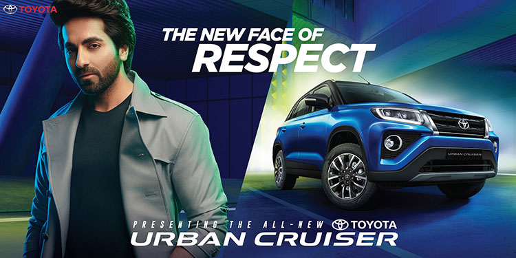 Toyota announces Ayushmann Khurrana as Brand Ambassador for all-new #UrbanCruiser