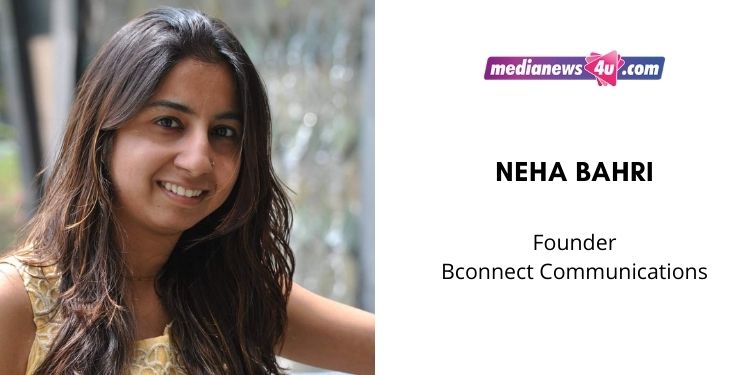 During the pandemic it was crucial to provide media training to the brands, specifically the new age brands: Neha Bahri