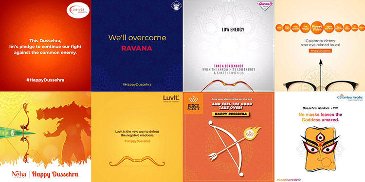 Brands celebrate the win of good over evil with Dussehra Creatives