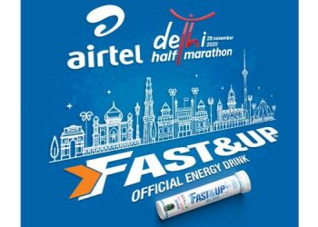 Fast&Up associates with Airtel Delhi Half Marathon as Official Energy Drink Partner