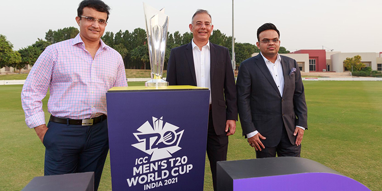 Ganguly, Sawhney and Shah get countdown to ICC Men's T20 World Cup 2021 underway