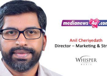 Anil Cheriyedath, Whisper Media