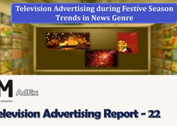 TV News Genre Advertising Volumes grew 28% during Festive period