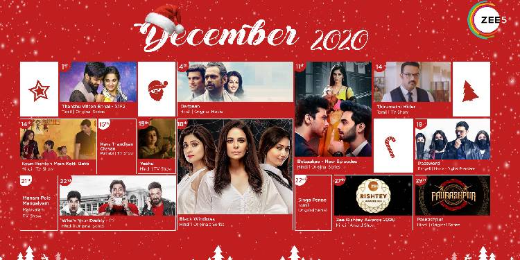 ZEE5 Global announces content line-up for December 2020