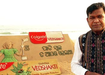 Colgate Vedshakti collaborates with sand artist Sudarsan Pattnaik to highlight the link between Oral Health and Overall well-being