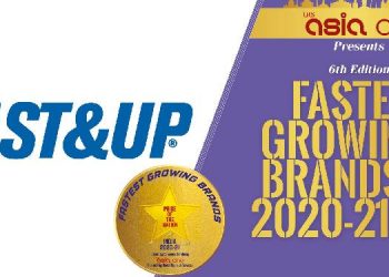 Fast&Up Recognized as India’s Fastest Growing Brand 2020-2021 by AsiaOne