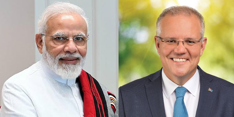 Australian PM Morrison Discusses Facebook news ban With PM Modi