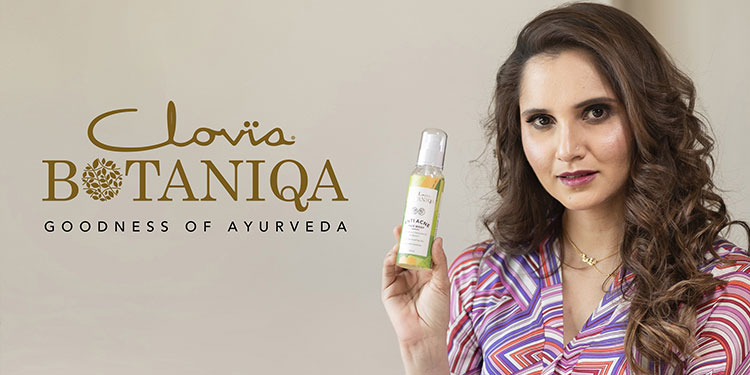 Clovia ropes in Sania Mirza to launch a digital campaign around their skincare range Botaniqa