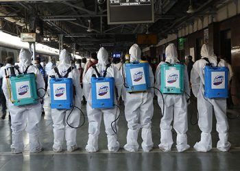 Domex runs a month-long disinfection campaign at Mumbai Local stations