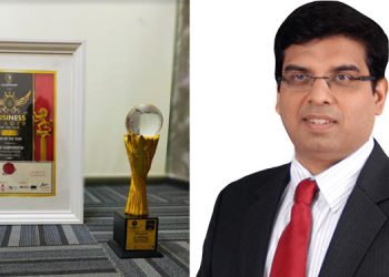 Lav Chaturvedi,CEO of Reliance Securities conferred with the Business Leader of the Year Award-2021