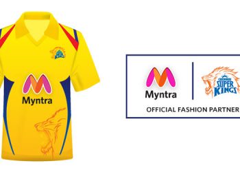Myntra takes centre spot on the Chennai Super Kings jersey as the official fashion partner