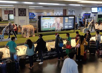 Asian Paints Apex Ultima Protek took over the arrival hall at Indore Airport