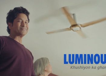 Luminous Power Technologies launches Designer Energy Efficient fans through its new TVCs featuring Sachin Tendulkar