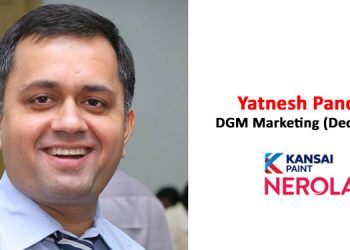 Yatnesh Pandey, DGM Marketing (Decorative), Kansai Nerolac Paints