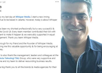 Anwesh Bose moves on from Whisper Media as CEO