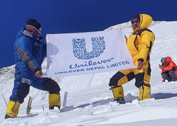 Unilever Nepal Collects and Process Dhaulagiri Mountain waste in partnership with Nepal Army