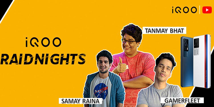 iQOO kicks off #iQOORaidNights with top YouTube Streamers to find India's next big gaming streamer