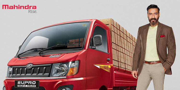 Ajay Devgn to be the face of the New Mahindra SUPRO Profit Truck Range