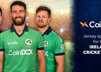 CoinDCX becomes the Official Jersey Sponsor for Ireland Cricket Team
