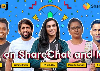 India's leading athletes join ShareChat and Moj ahead of the biggest sporting event