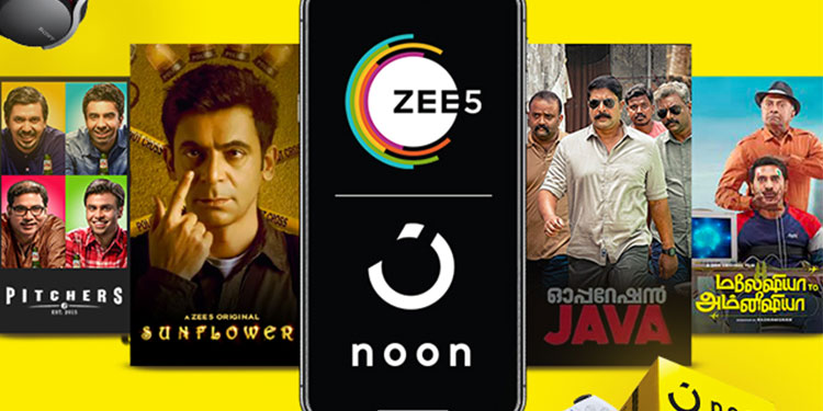 ZEE5 Global partners with noon.com in the Middle East