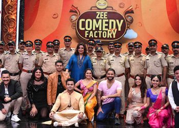 Zee Comedy Factory puts a smile on the faces of Mumbai police at its premiere episode