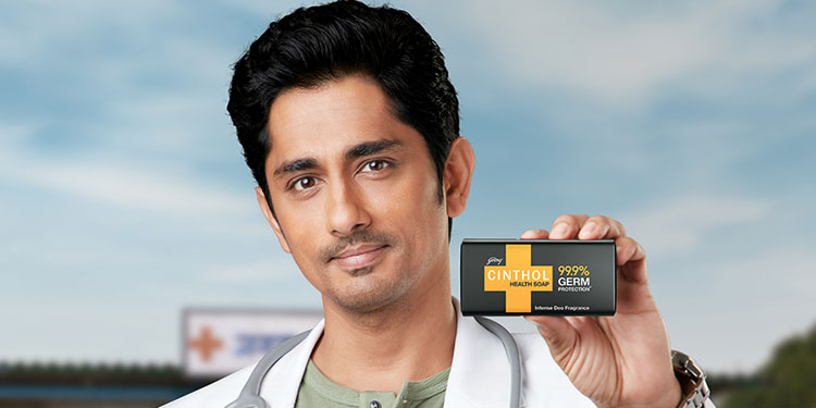 Cinthol announces Actor Siddharth as brand ambassador for Cinthol Health Plus Soap