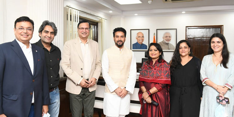NBA Board meets I&B Minister Anurag Thakur; seeks to address issues in industry landscape in the post-covid era