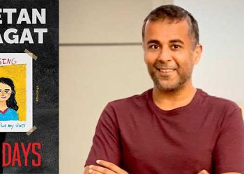 Chetan Bhagat unveils the cover of his forthcoming book – 400 days