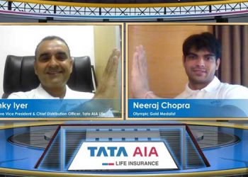 Neeraj Chopra, Olympic Gold Medallist signs first brand endorsement with Tata AIA post Tokyo Win