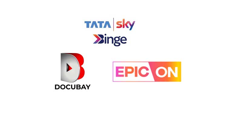 Tata Sky onboards OTT Apps EPIC ON & DocuBay to Tata Sky Binge