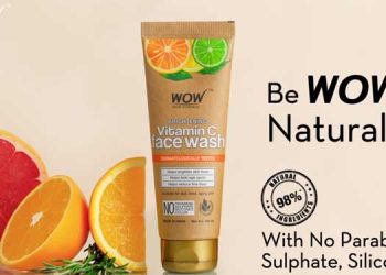 WOW Skin Science takes a step towards sustainability with the launch of its Vitamin C Face Wash in a first ever paper tube packaging