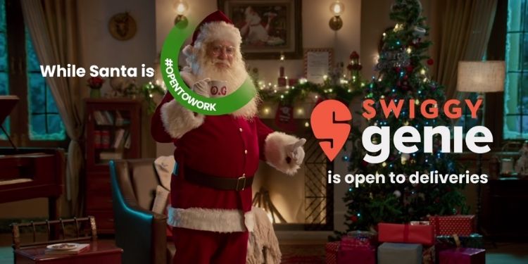 Dentsu Webchutney launches #SantaOpenToWork campaign for Swiggy Genie