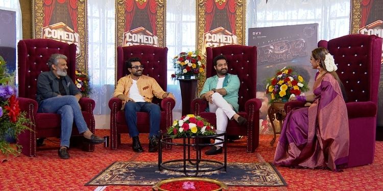 RRR Team joins the New Year Episode of Asianet's Comedy Stars Season 3