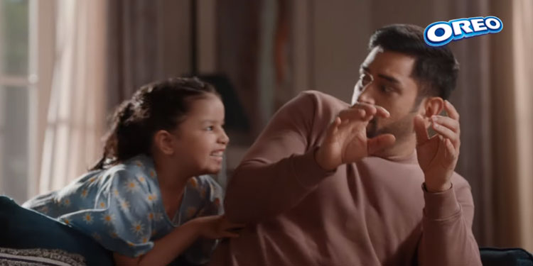 OREO launches #SayItWithOreo campaign featuring dad-daughter duo MS Dhoni and Ziva Dhoni