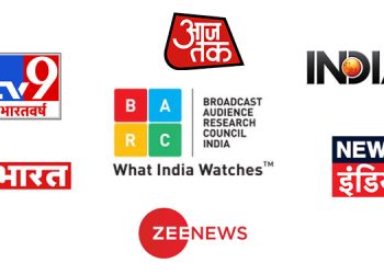 Aaj Tak tops HSM with 24.9 % market share; TV9 Bharatvarsh at No.2