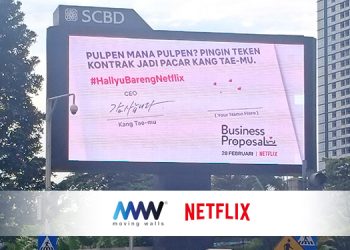 Moving Walls Indonesia Leverages Contextual DOOH to Promote Netflix’s Hallyu Show ‘Forecasting Love & Weather’