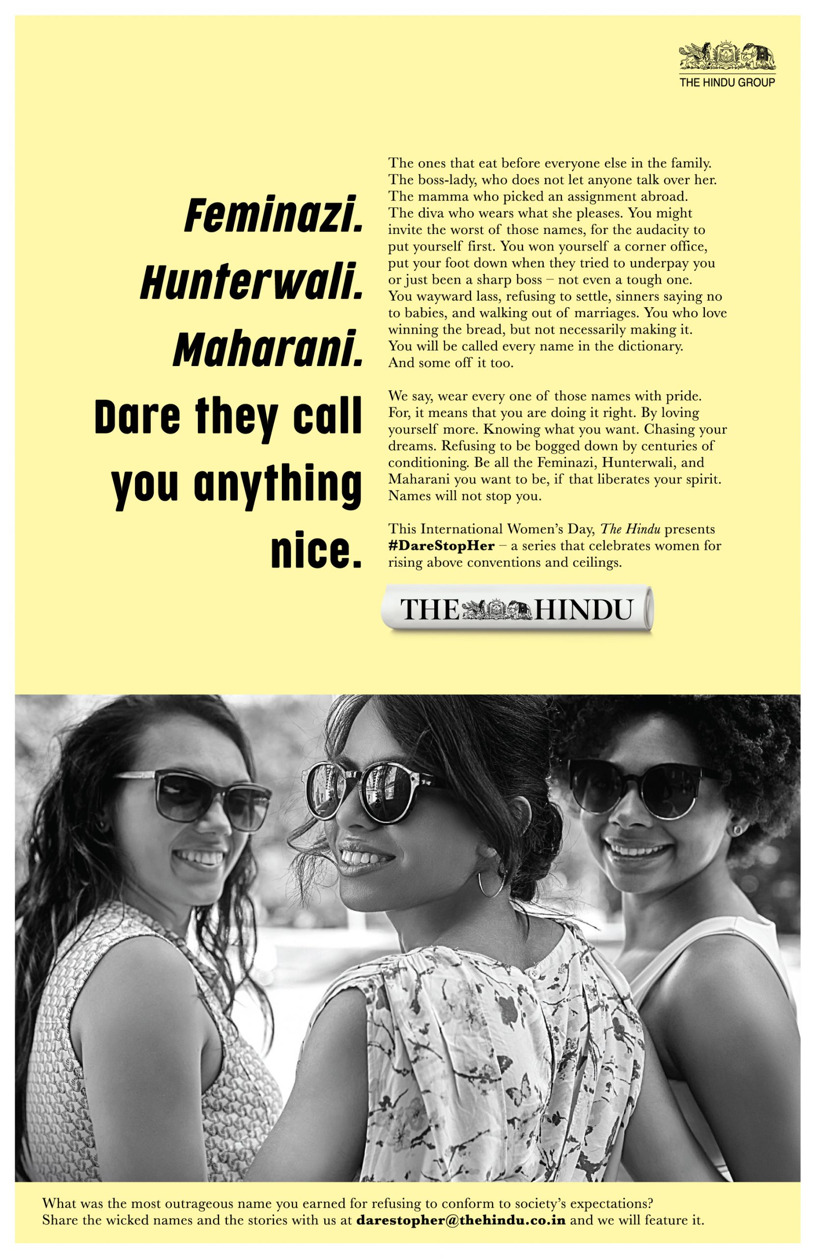 Ogilvy and The Hindu launches #DareStopHer