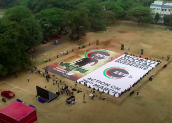 ZEE5 marks OTT Premiere of Ajith starrer ‘Valimai’ with massive 10,000 sq ft poster